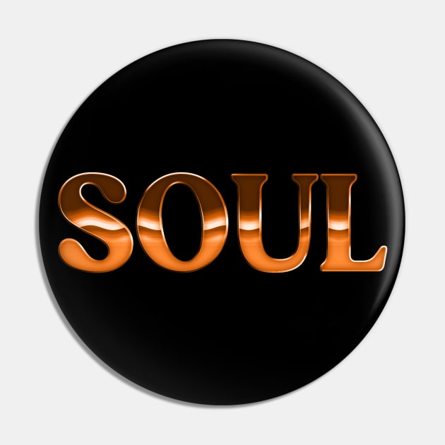 SOUL //// Retro Soul Music Fan Design Pin by DankFutura