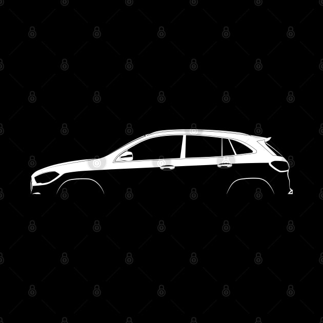 Mercedes-Benz GLA-Class AMG (H247) Silhouette by Car-Silhouettes