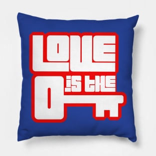 Love is the Key pt.3 [ wht - red ] Pillow