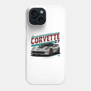 Corvette C7 Z06 JDM Drift Vintage Car Classic Phone Case