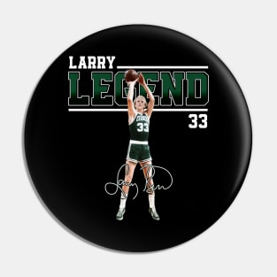 Larry Bird Legend Air Bird Basketball Signature Vintage Retro 80s 90s Bootleg Rap Style Pin