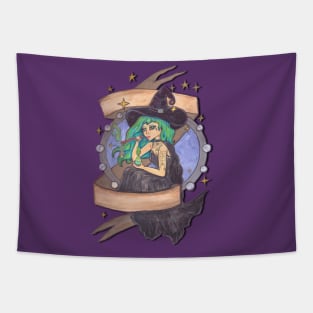 Magic Potion Witch Tapestry