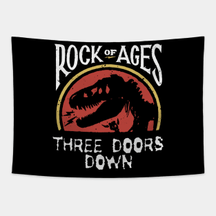 3 doors rock on ages Tapestry