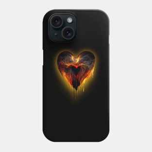 Burning Heart Phone Case