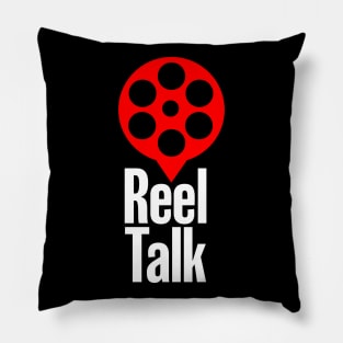 Reel Talk Red and Black Pillow