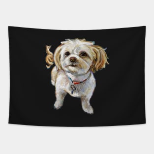 Cute Chi Poo Shi Tzu Sticker Tapestry