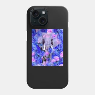 ELEPHANT AND FLOWERS Phone Case