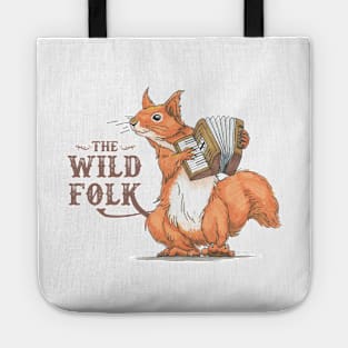 The Wild Folk - Squirrel on Accordion Tote