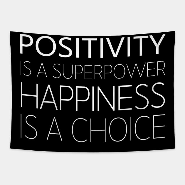 Positivity is a Superpower, Radiate Positivity Tapestry by FlyingWhale369