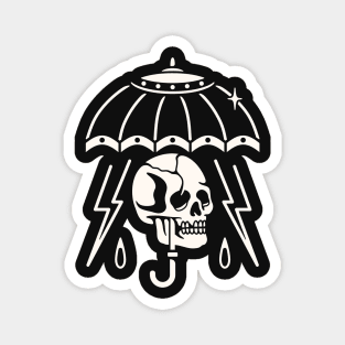 Umbrella skull tattoo Magnet