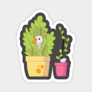 Plant Duck Magnet