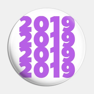 2019 New Year Pin