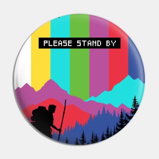 TV Test pattern Nature Pin