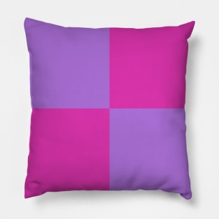 Pink Fuchsia Purple Repeating Tile Pattern Pillow