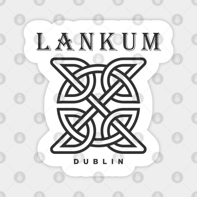 Dublin Irish Modern Folk Magnet by reyboot