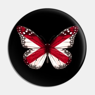 Alabama Flag Butterfly - Gift for Alabamian From Alabama AL Pin