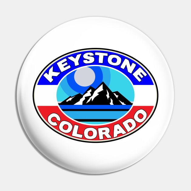 Keystone Colorado Skiing Ski Mountains CO Pin by TravelTime