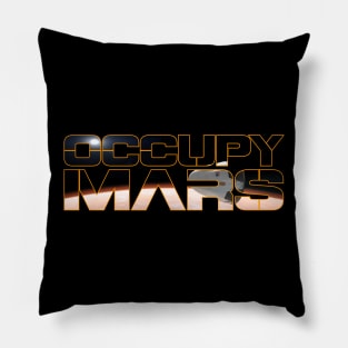 Occupy Mars Orbit Pillow