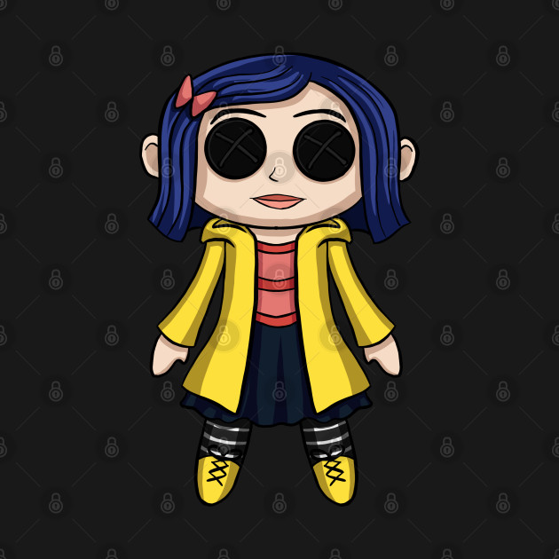 Disover Coraline Doll Chibi - Coraline - T-Shirt