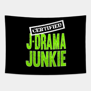 Certified J-Drama Junkie - distressed design from WhattheKpop Tapestry