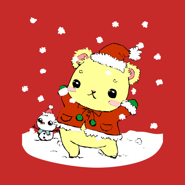 Cute Christmas Santa Bear by CuteDesigns