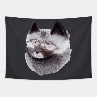 Keeshond dog Tapestry