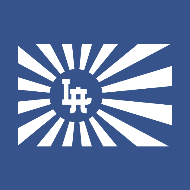 Dodgers Japanese War Flag by Throwzack