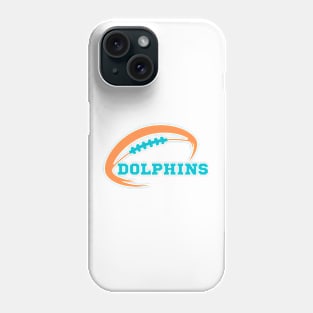 dolphins football Phone Case