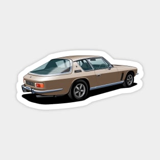 Jensen Interceptor III in bronze Magnet