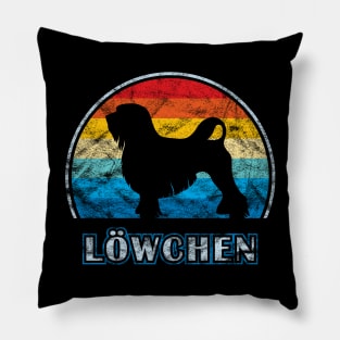 Lowchen Vintage Design Dog Pillow