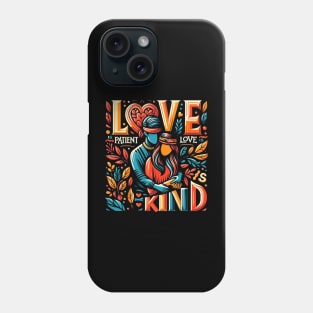 Love is Patient, Love is Kind Phone Case