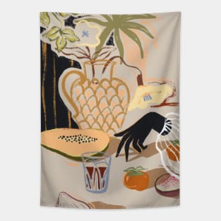 Fruits on the Table Tapestry