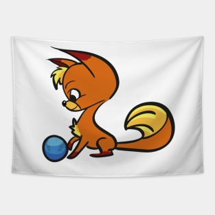 Fire Fox Baby Tapestry