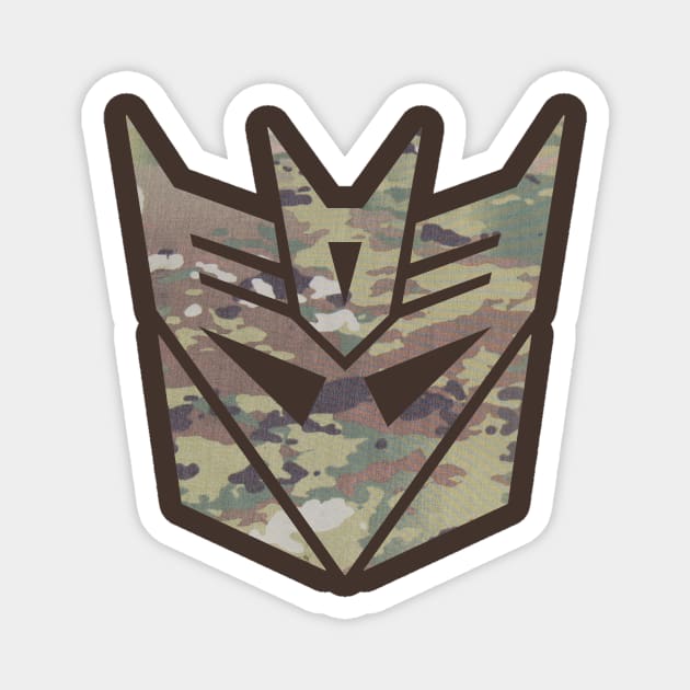 Decepticon Camo-Bonecrusher Magnet by Ironmatter