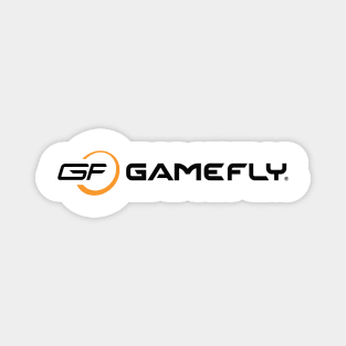 GF Retro Logo Horizontal Black Magnet