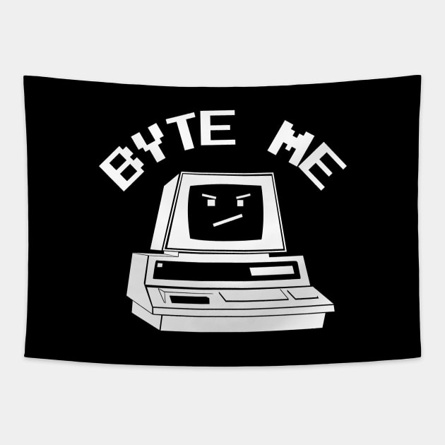 Byte Me Tapestry by PopCultureShirts