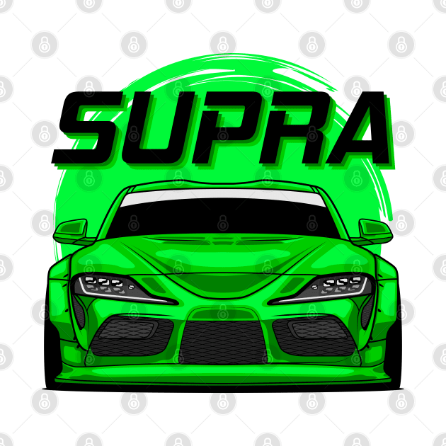 Green Supra MK V by GoldenTuners