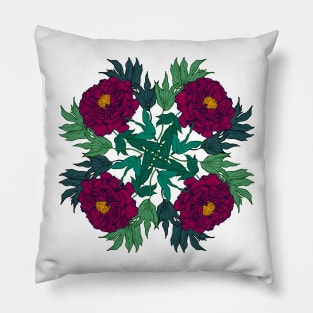 Dad’s Peony Tree Pillow