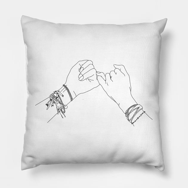 Pacto Juliantina - Pinky Promise Pillow by freddyhlb