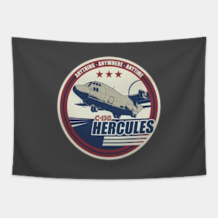 C130 Hercules (Front & Back logo) Tapestry