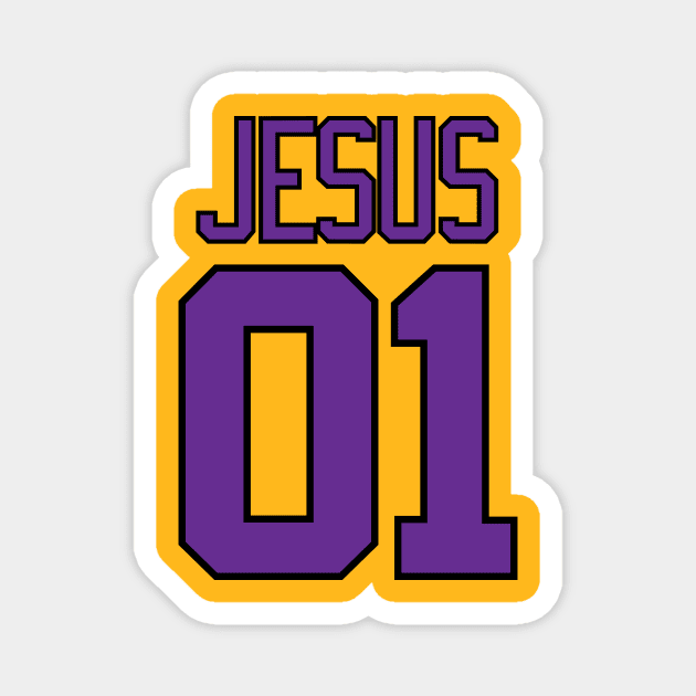 The Holy Land : Jesus Basketball Magnet by Obedience │Exalted Apparel