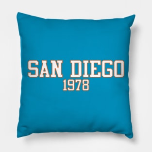 San Diego 1978 (variant) Pillow