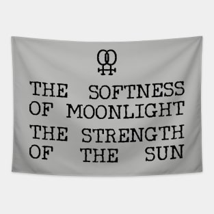 The Softness of Moonlight, the Strength of the Sun Tapestry