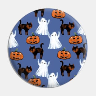 Halloween Pattern Pin