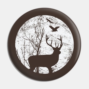 Stag Night Pin