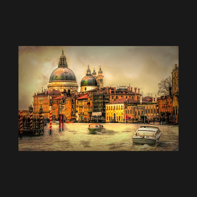 Sunset on the Grand Canal Venice by Tarrby