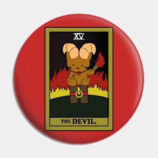 TAROT CARDS | THE DEVIL. | CAT Pin