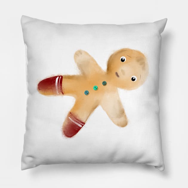 Christmas cookies Pillow by Ljuko