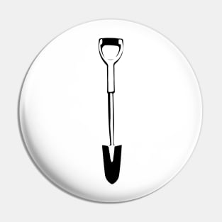 Treeplanting Shovel Spade Pin