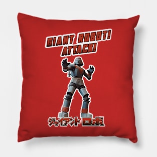 Giant Robot Attack J o h n n y S A K K O Pillow